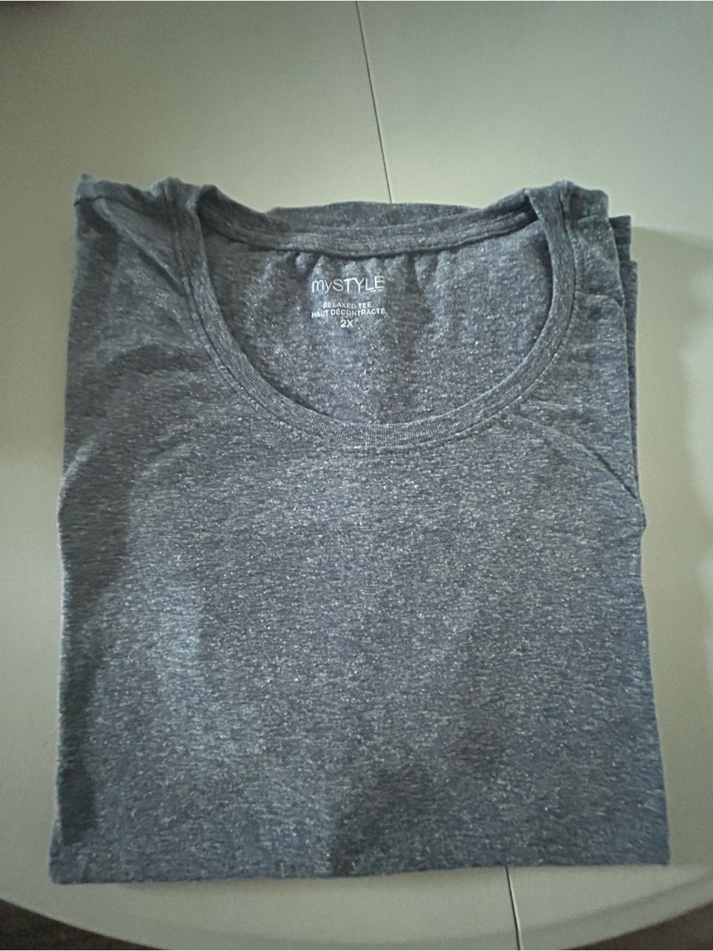 Men's Heather Gray Crew Neck T-Shirt
